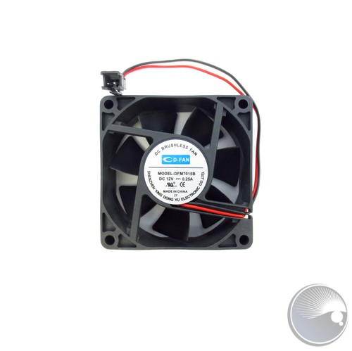 FAN 12V, 0.25A DFL7025B 2-pin male (BOM#44)