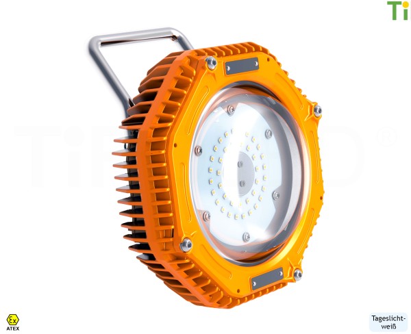 15 Watt ex-geschützte LED Akku-Leuchte | ATEX | Zone 1, 21 und 2, 22 | 6 Stunden Leuchtdauer | tages