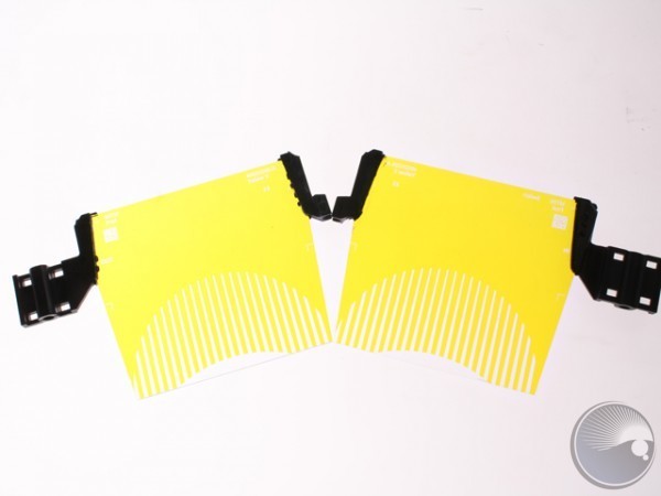 Yellow flag pair M2000 Profile P/N : 62331057