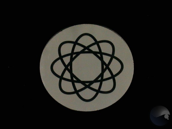 Gobo, Lasercone Flower, D37.5/d30, bw gl