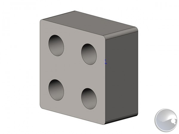 PCB spacer block 6mm