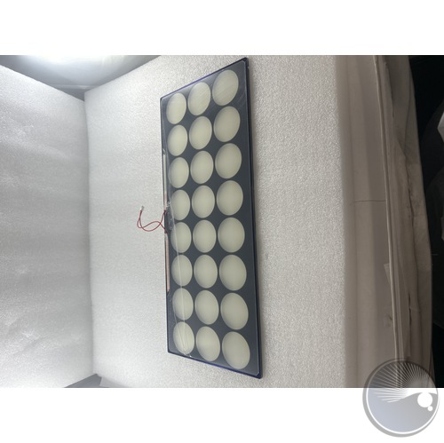 FRONT GLASS WITH CUSHION RUBBER (BOM#38) FRONT GLASS WITH CUSHION RUBBER (BOM#38)