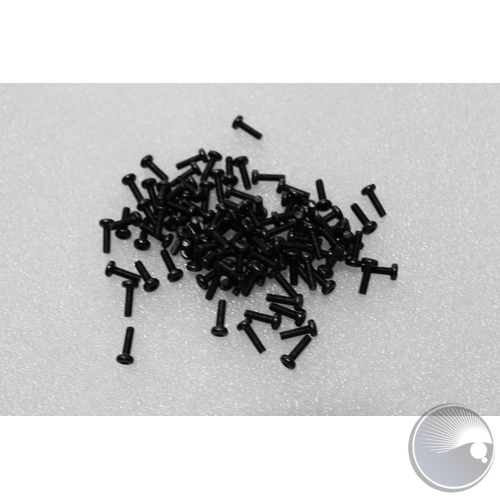 Fixings Bolt M3x10mm Pozi Pan Steel Black Fixings Bolt M3x10mm Pozi Pan Steel Black