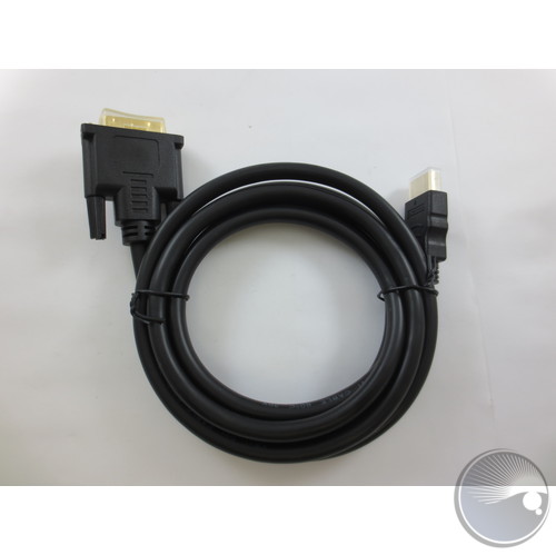 Cable, HDMI Lead, Male to DVI-D Male, 1.8m Cable, HDMI Lead, Male to DVI-D Male, 1.8m