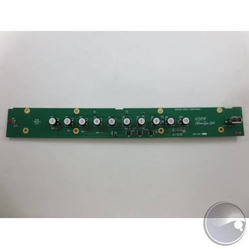 QuickQ Rack10 Button Front Panel PCB Assembly QuickQ Rack10 Button Front Panel PCB Assembly