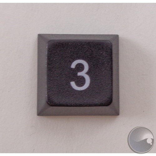 Key Cap '3' Non-Windowed