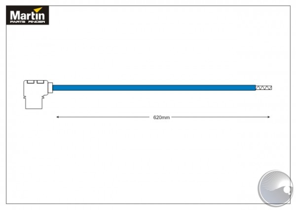 Martin Wire blue 1x1,5#uL 63cm siff