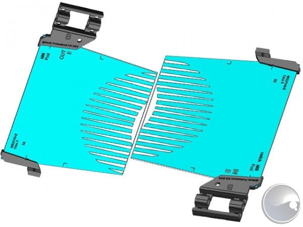 Martin Cyan flag pair MAC III Profile