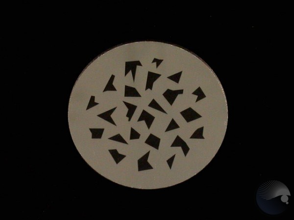 Gobo, Breakup Pieces, D37.5/d30, bw glas