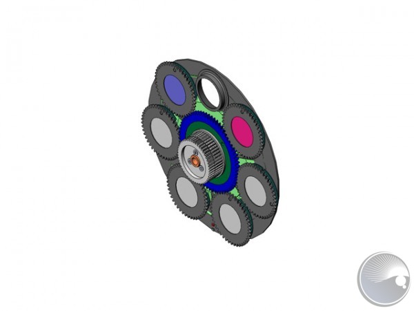 Martin Rot gobo wheel with gobos MAC 350