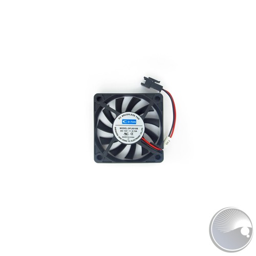 12V 0.13A fan DFL6010B 2514 male 2P wire: b/r (BOM#12)