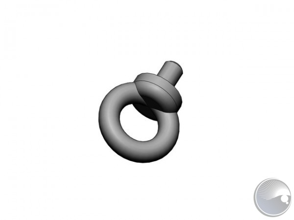 M8x13mm safety eye bolt black