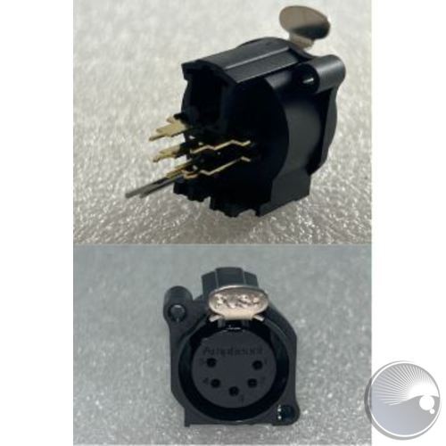 DMX XRL SOCKET-5PIN（FEMALE) (BOM#33)