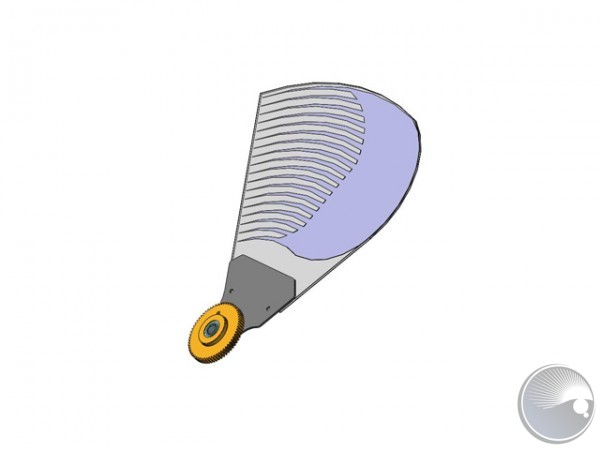 Cyan A Flag w. Toothwheel