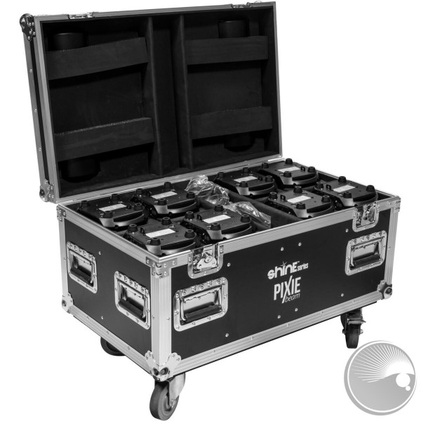 PL Flightcase für 8 x PIXIEBEAM- nur für Österreich