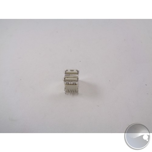 Connector USB Type A Dual Socket