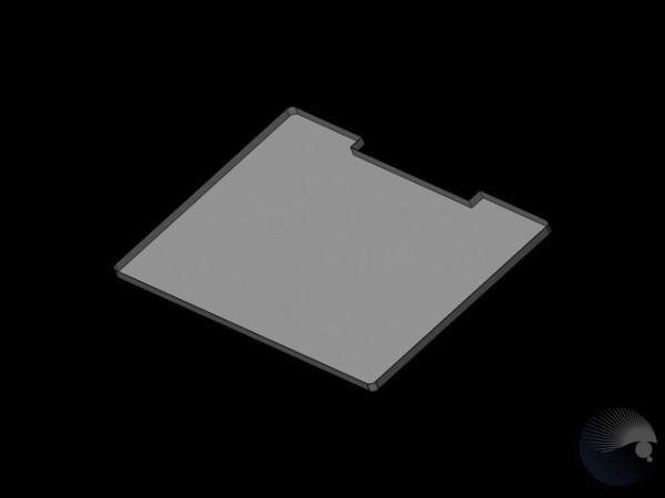 Dust filter PPI 80C, 3mm black