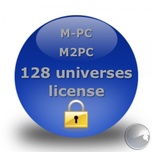 128 DMX Uni. Exp. Lic. M-PC, M2PC