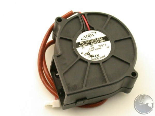Fan 12V/DC3`w.plug 430mm,print