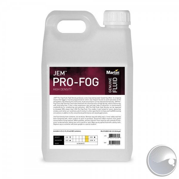 Martin JEM Pro-Fog Fluid, High Density, 4x 5 l