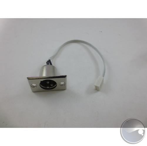 DMX INPUT 3-PIN MALE (BOM#14)