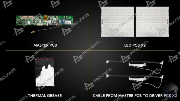 PL KIT INCLUDING NEW MASTER + LED PCB (A / B)(SP ECLPANELTWC 65 AG)