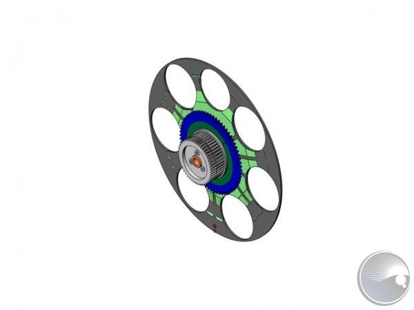 Rot gobo wheel without gobos MAC 350