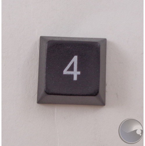 Key Cap '4' Non-Windowed