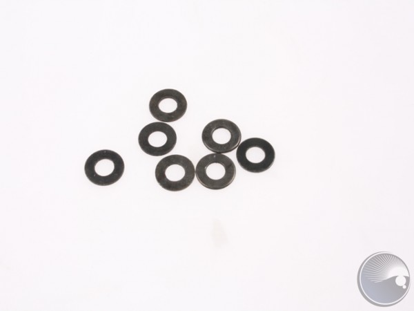 Washer flat M3 Blk