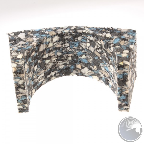 EPP foam, black 248x124x101