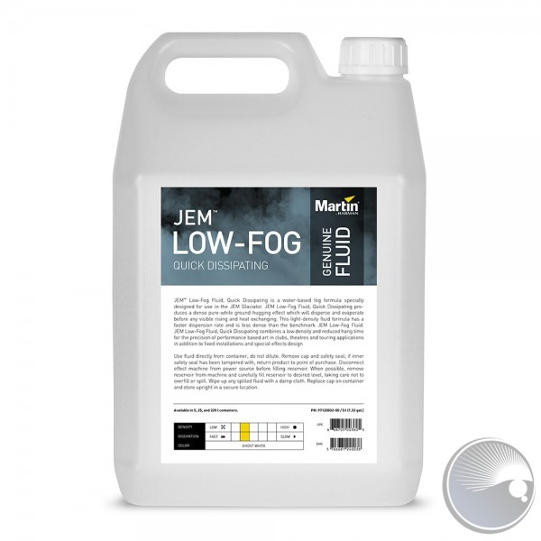 Martin JEM Low-Fog Fluid, Quick Dissipating, 4x 5 l