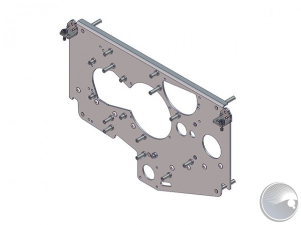 Gobo wheel iris plate assy