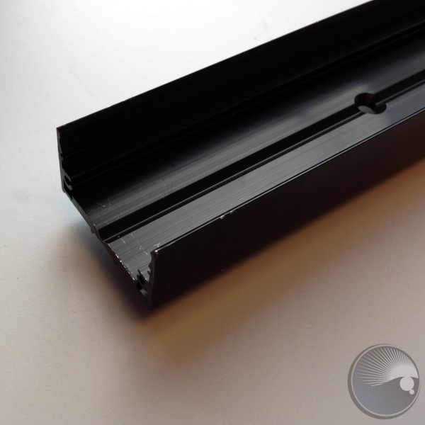 Martin Alu Mounting Profile, für VC-Dot 9, schwarz, 2m