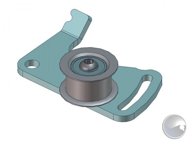 Yoke belt tensioner assembly