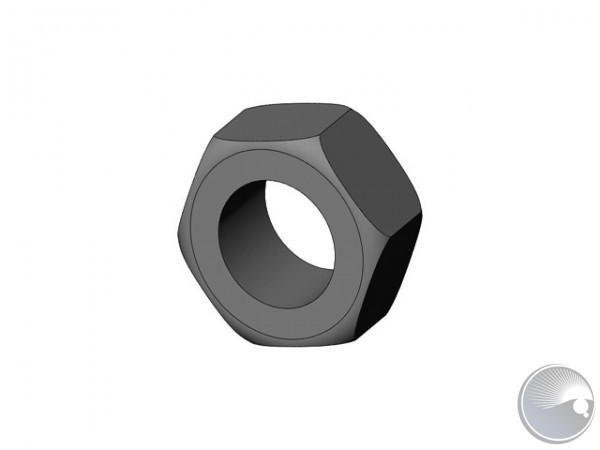 M5 Hex nut black