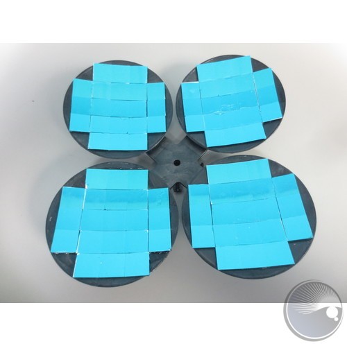 Assembled mirror L14*W14*H1.5 420-680nm R>93 (BOM#27)