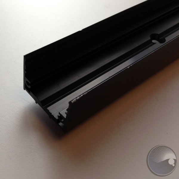 Martin Alu Mounting Profile, für VC-Dot 4, schwarz, 2m