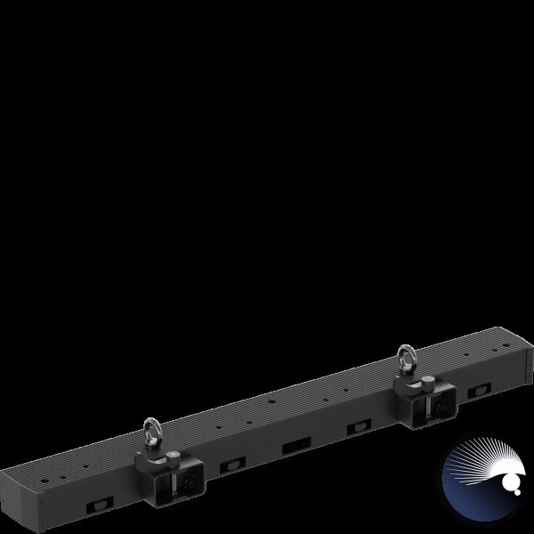 PL Fly Bar / Ground Bar, für HaluPix Duo, 2-reihig