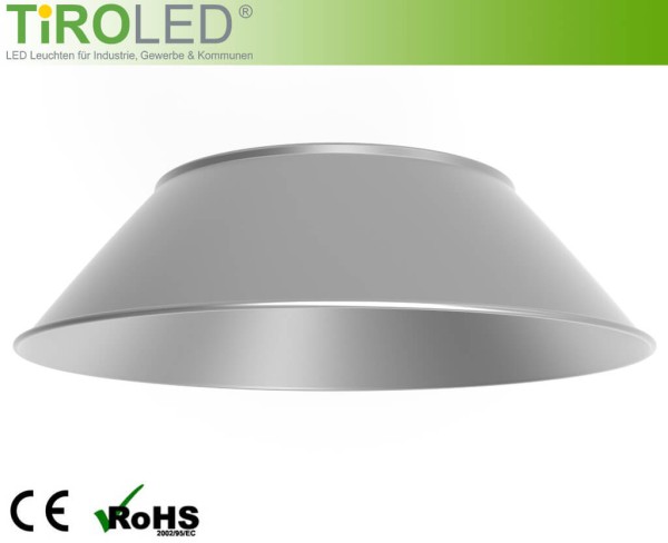 90° Reflektor aus Aluminium | kompatibel mit 100 und 150 Watt Hallenleuchten "Neo"