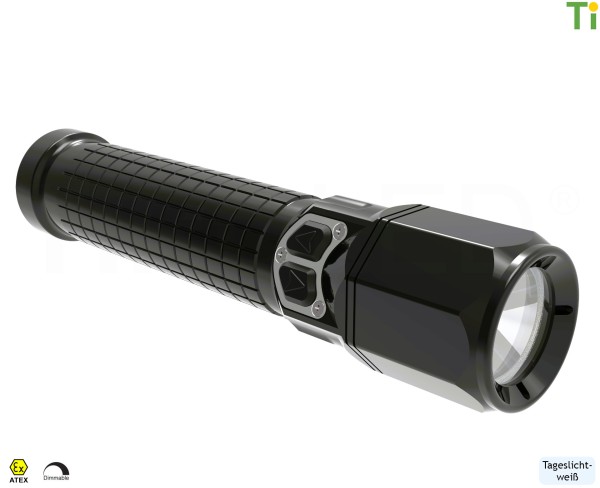 2,5 Watt ex-geschützte LED Taschenlampe | ATEX | Zone 1, 21 und 2, 22 | bis 18 Stunden Leuchtdauer |