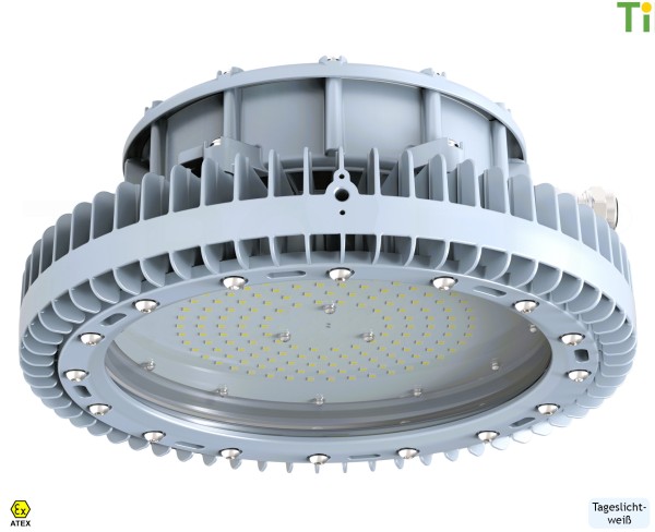 150 Watt ex-geschützte LED Hallenleuchte | ATEX | Zone1, 21 und 2, 22 | 20500 lm | tageslichtweiß -