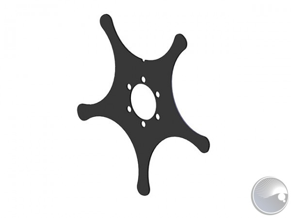 Gobo wheel spring plate