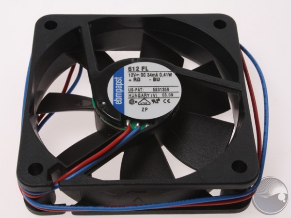 Fan 12VDC 60x60x15 Low Noice