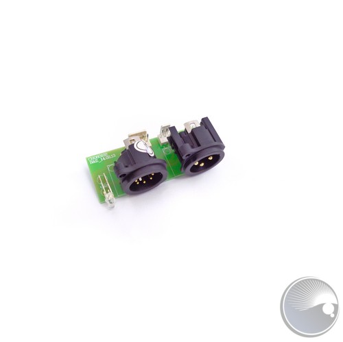 DMX PCB 2 INPUT 3-5 PIN MALE (BOM#4)