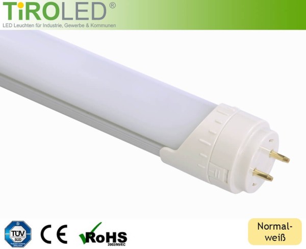 120 cm LED Röhre | normalweiß - 4000 K | 18 Watt | matt | 2700 lm | "Solania"