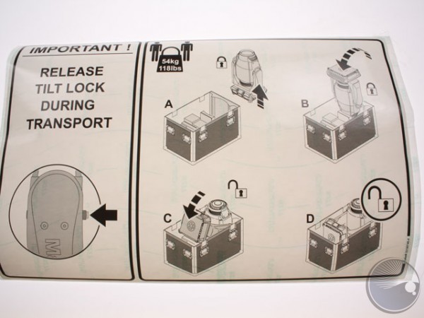 MACIII Flightcase label