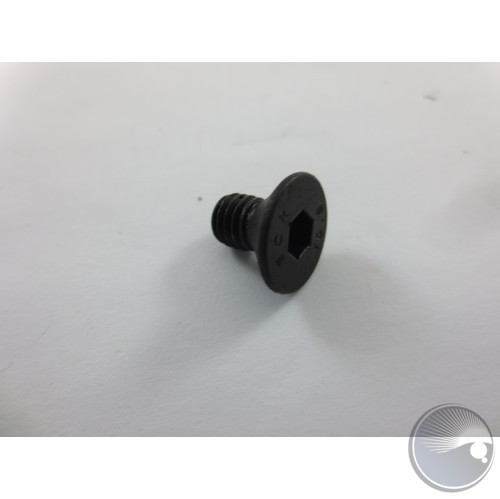 Screw Old Style M6 X 10 mm Flat Head Alan socket Black