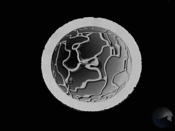 Gobo, Cracked Sphere, D37.5/d30, bw glas