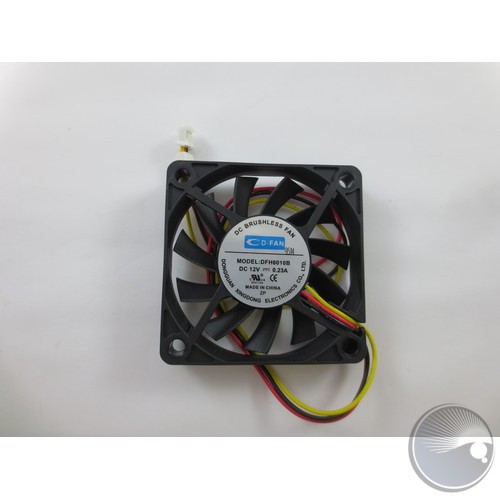 base fan DFH6010B 12V⎓0.23A - 3-pin female MK1XS F-SP10.24 (BOM#43)